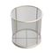 Anysizebasket Round Wire Mesh Basket: 6Dia. x 6H, 304 SS, 3/16 Rod Frame, No Handles, Mesh: 8 x .047 TMT-060RND060-N08S - alternate 1